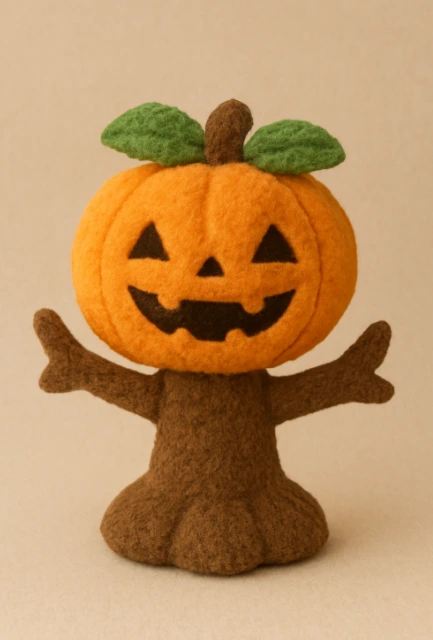Creative Design of Pumpkin Tree Plush Dolls to Enhance the Festive Atmosphere of Halloween 1