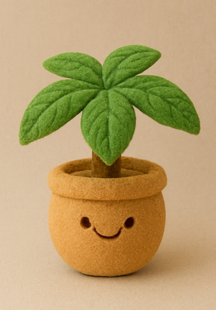 Creative Design of Fortune Tree Plush Doll, Desktop Decoration with Good Meanings 6