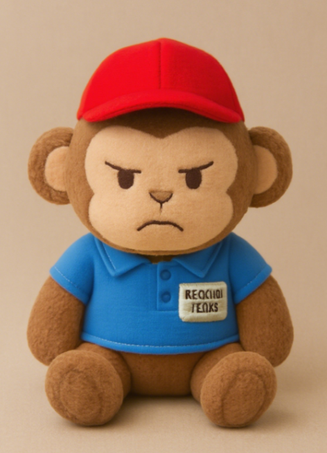 Working Little Monkey Plush Toy: A Hard-Luck Worker's Creative Design with a Cute and Adorable Look 12