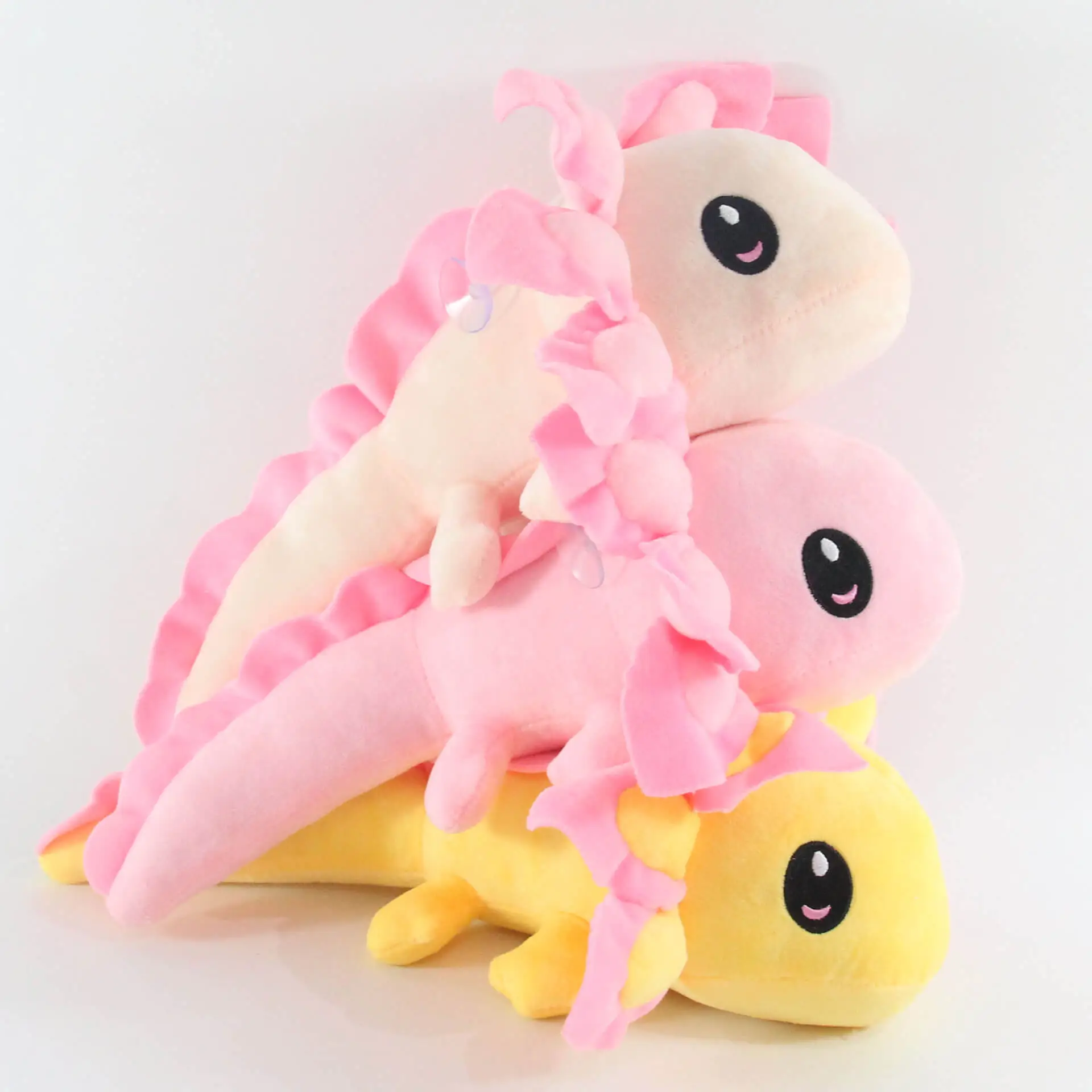 Promotional 35cm Wholesale Creative Plush Axolotl Plushie Funny Stuffed Toys Cartoon Mexican Salamander Plush Toy Pillow 1