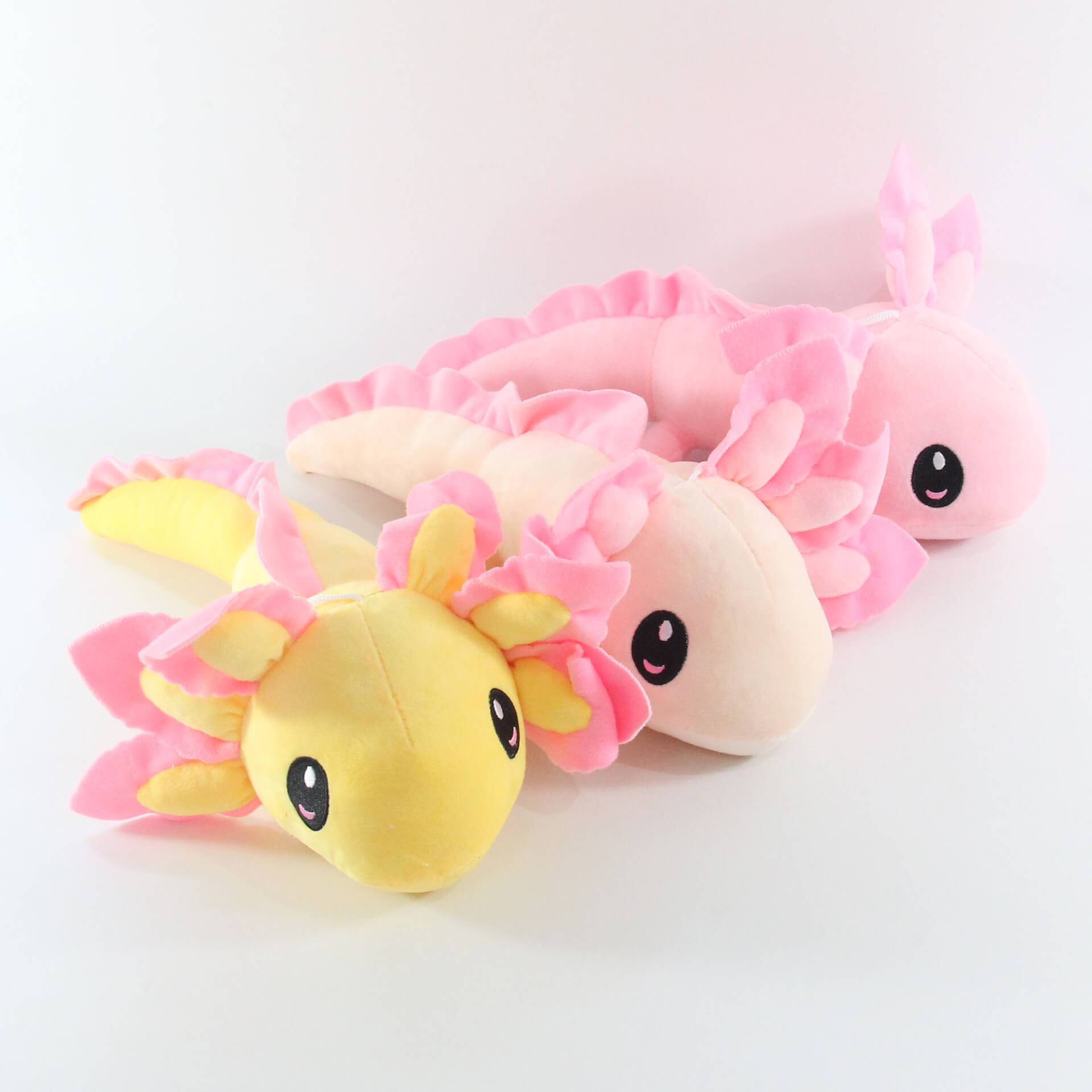 Promotional 35cm Wholesale Creative Plush Axolotl Plushie Funny Stuffed Toys Cartoon Mexican Salamander Plush Toy Pillow 12