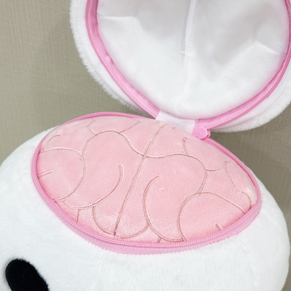 Cute Skull Plush Toy - 25cm Soft Stuffed Doll, 241g, Halloween & Gift Idea 17