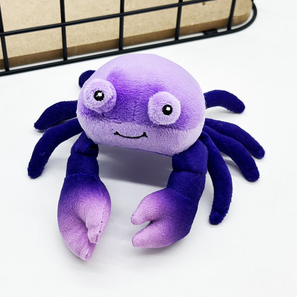 Cute  Rare purple Princess crabs  Plush Toy - 16cm Soft Stuffed Animal, 24g Lightweight Crab Doll for Kids and Collector 11