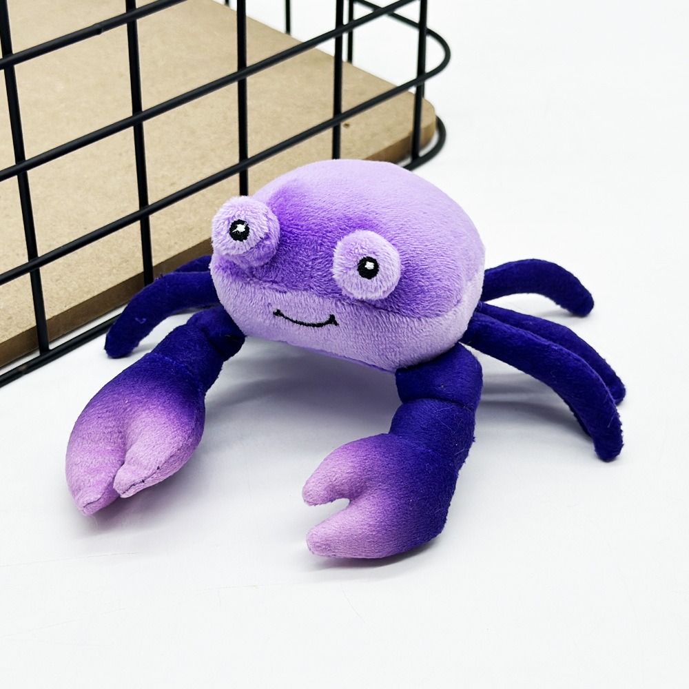 Cute  Rare purple Princess crabs  Plush Toy - 16cm Soft Stuffed Animal, 24g Lightweight Crab Doll for Kids and Collector 12