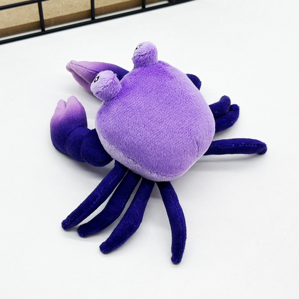 Cute  Rare purple Princess crabs  Plush Toy - 16cm Soft Stuffed Animal, 24g Lightweight Crab Doll for Kids and Collector 13