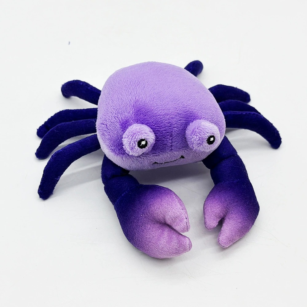 Cute  Rare purple Princess crabs  Plush Toy - 16cm Soft Stuffed Animal, 24g Lightweight Crab Doll for Kids and Collector 18