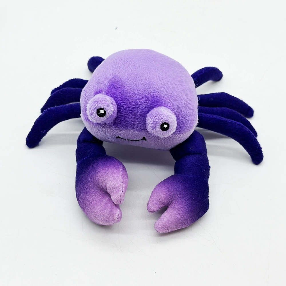 Cute  Rare purple Princess crabs  Plush Toy - 16cm Soft Stuffed Animal, 24g Lightweight Crab Doll for Kids and Collector 19