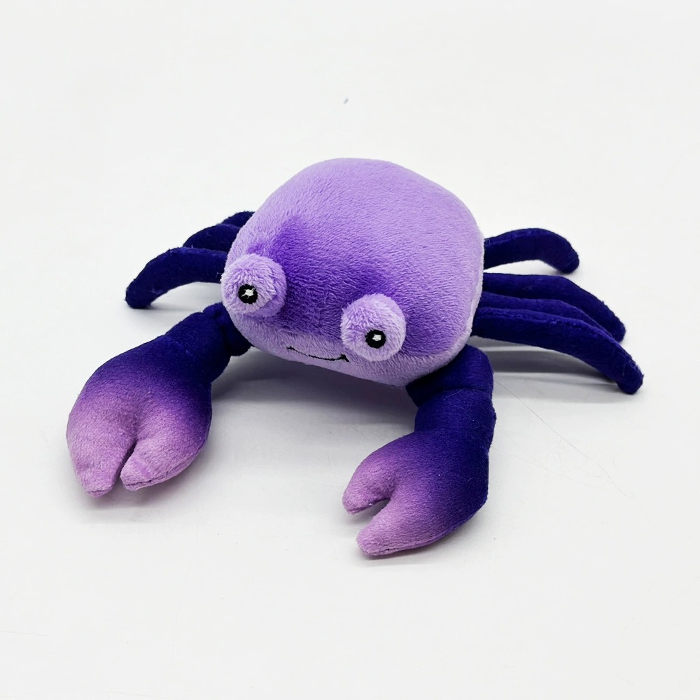 Cute  Rare purple Princess crabs  Plush Toy - 16cm Soft Stuffed Animal, 24g Lightweight Crab Doll for Kids and Collector 16