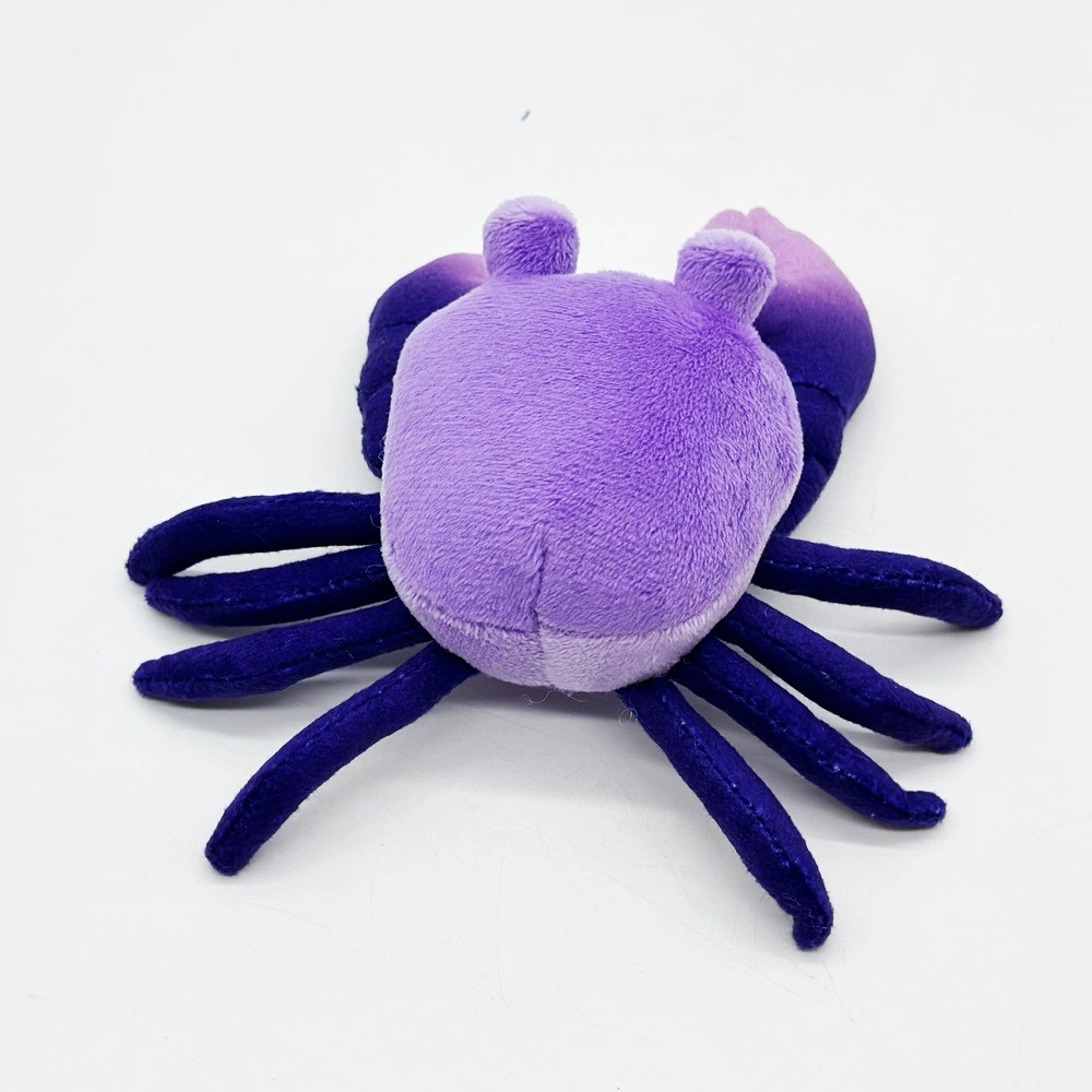 Cute  Rare purple Princess crabs  Plush Toy - 16cm Soft Stuffed Animal, 24g Lightweight Crab Doll for Kids and Collector 17