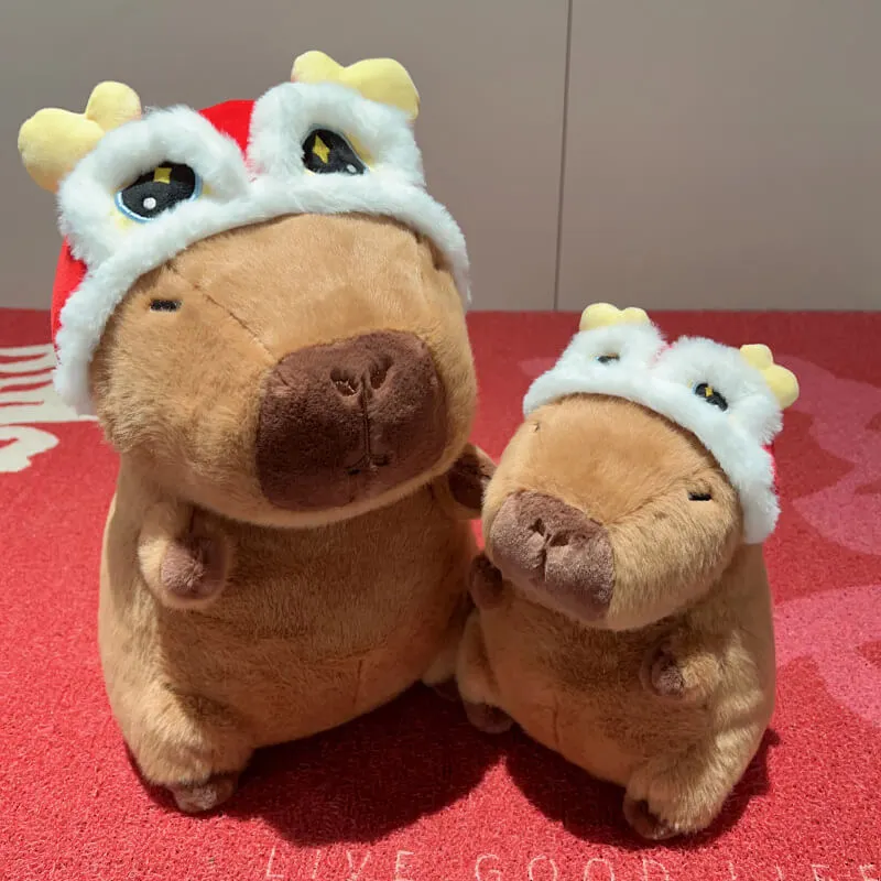 Best Adorable Creative Capibara Lion Dance Headgear Fun Plush Toy Company - Yortoob 1