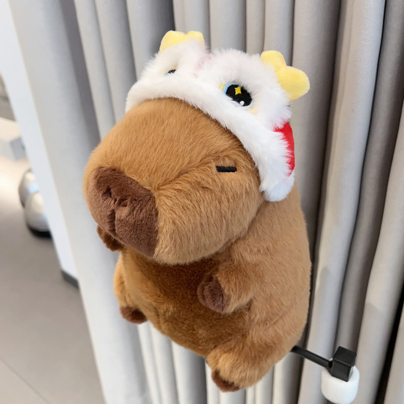 Best Adorable Creative Capibara Lion Dance Headgear Fun Plush Toy Company - Yortoob 22