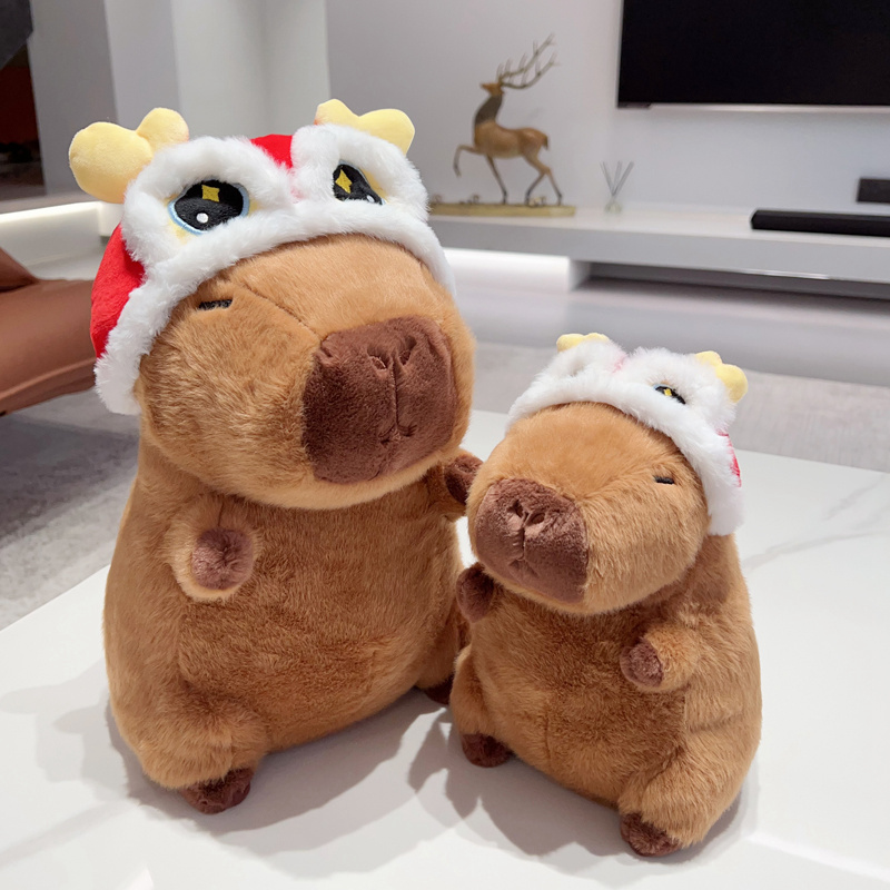 Best Adorable Creative Capibara Lion Dance Headgear Fun Plush Toy Company - Yortoob 21