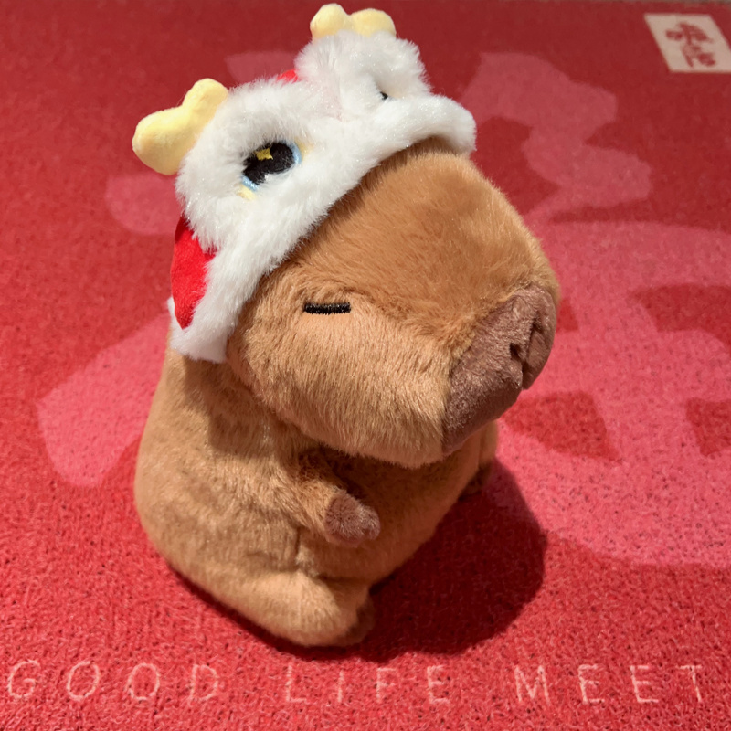 Best Adorable Creative Capibara Lion Dance Headgear Fun Plush Toy Company - Yortoob 23