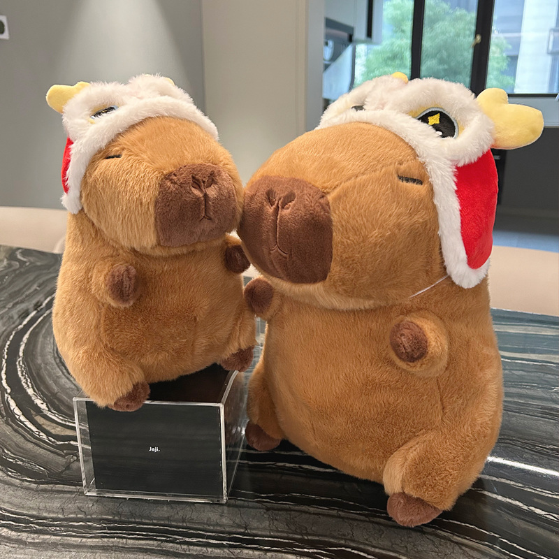 Best Adorable Creative Capibara Lion Dance Headgear Fun Plush Toy Company - Yortoob 24