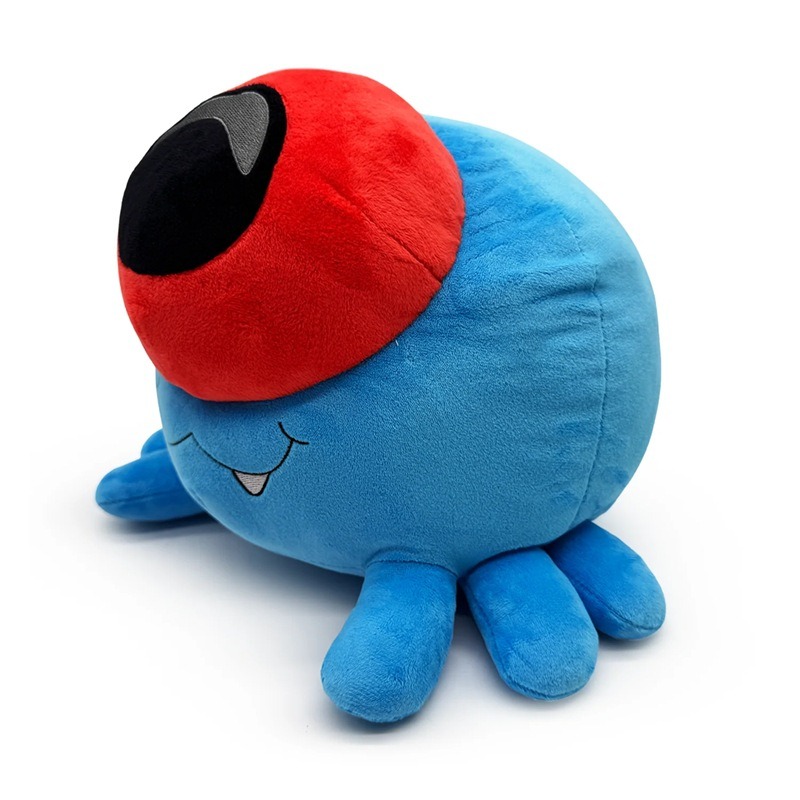 Peluche de ameba de 25 cm. Lindo monstruo de un solo ojo. Adorable extraterrestre azul. Animal de peluche con un gran ojo rojo. 13