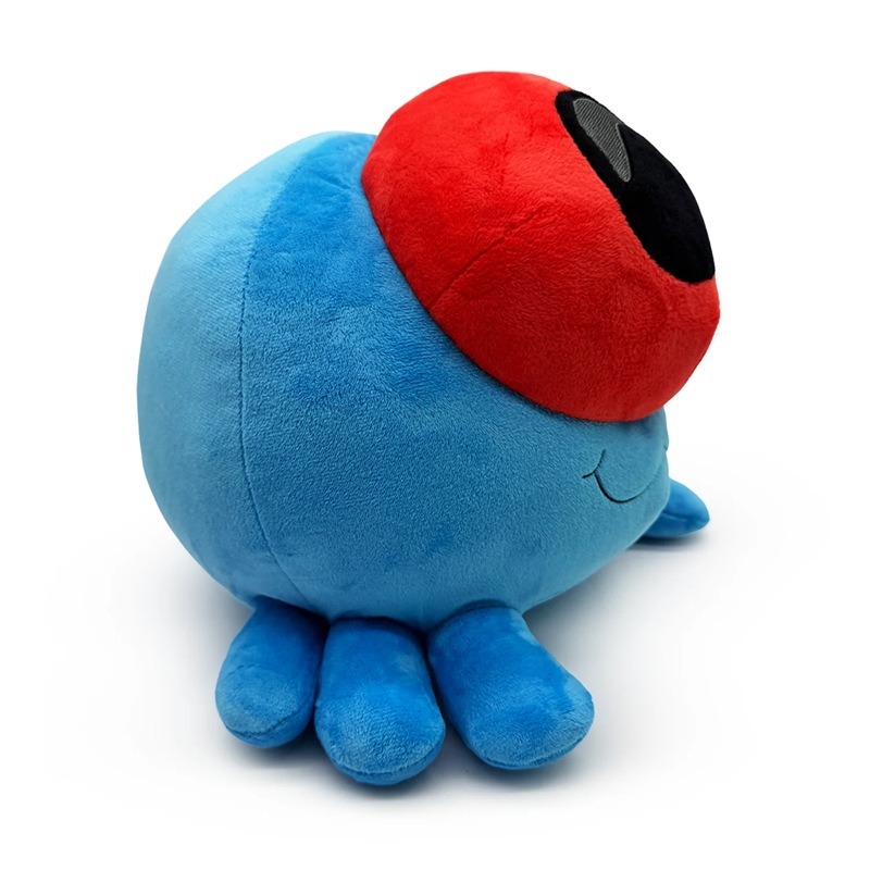 Peluche de ameba de 25 cm. Lindo monstruo de un solo ojo. Adorable extraterrestre azul. Animal de peluche con un gran ojo rojo. 11