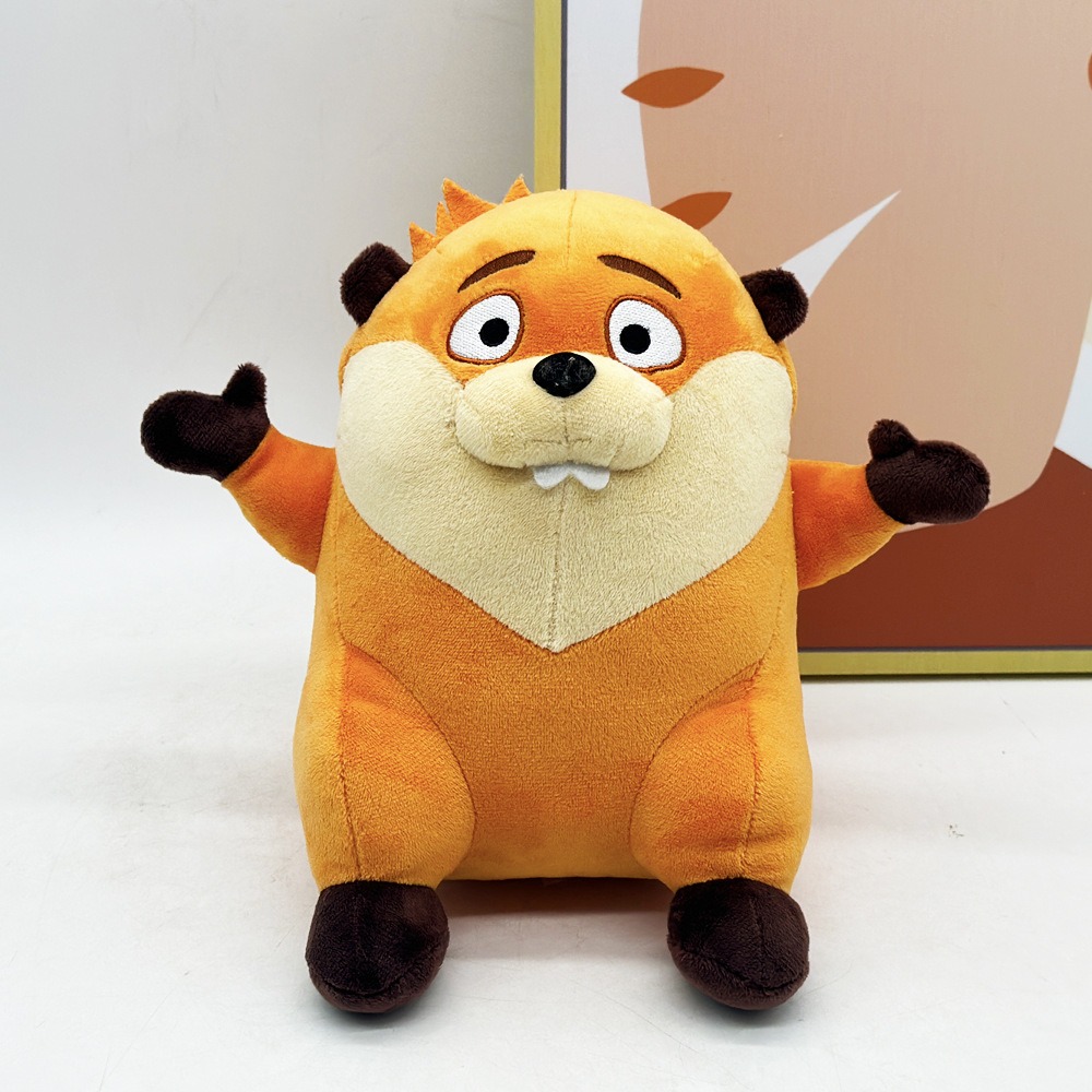 Милая плюшевая игрушка-хомяк - высота в сидячем положении 20 см, вес 229 г, очаровательная мультяшная кукла - стильный подарок для детей и взрослых. 18