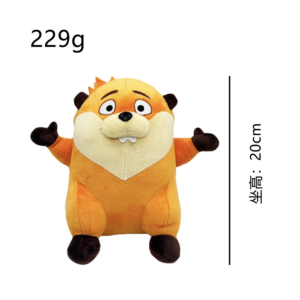 Милая плюшевая игрушка-хомяк - высота в сидячем положении 20 см, вес 229 г, очаровательная мультяшная кукла - стильный подарок для детей и взрослых. 19