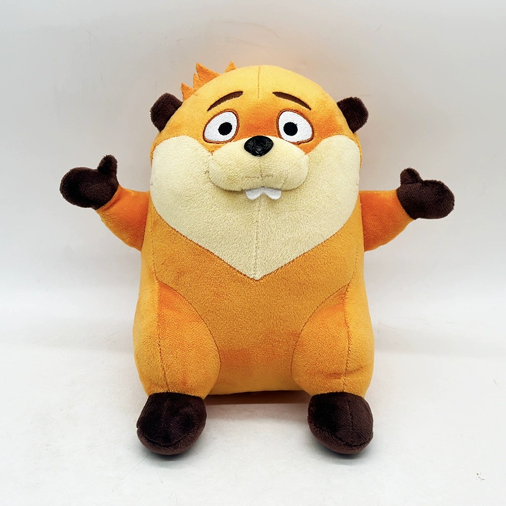 Милая плюшевая игрушка-хомяк - высота в сидячем положении 20 см, вес 229 г, очаровательная мультяшная кукла - стильный подарок для детей и взрослых. 22