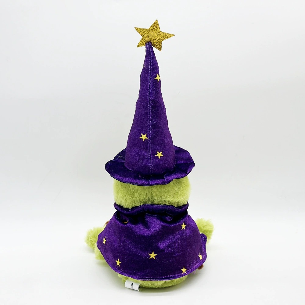 Мягкая игрушка «Лягушка-волшебник из поместья «Лунный свет»» высотой 30 см. Милая волшебная лягушка в сидячем положении, в шляпе и плаще волшебника. Забавная мягкая игрушка. 21