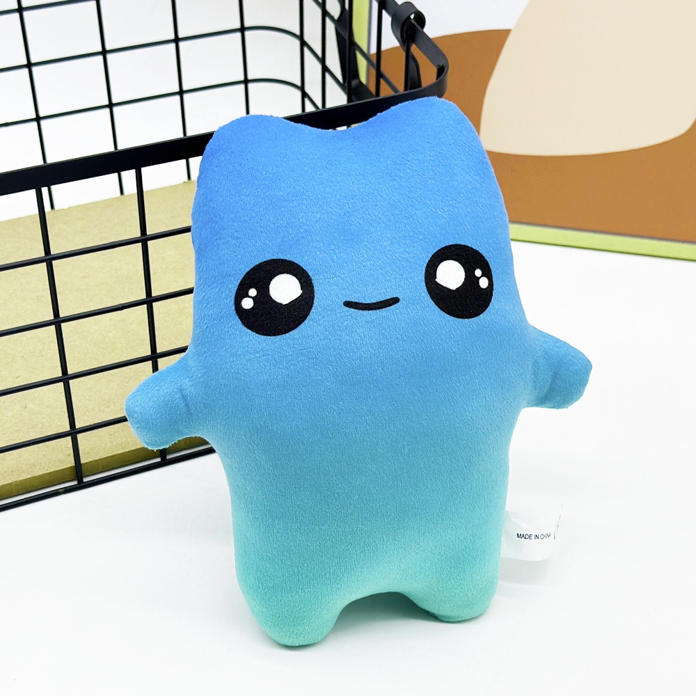 Cute Blue Gradient Plush Toy Soft Stuffed Doll 20cm Kawaii Pillow Gift for Kids and Adults 12
