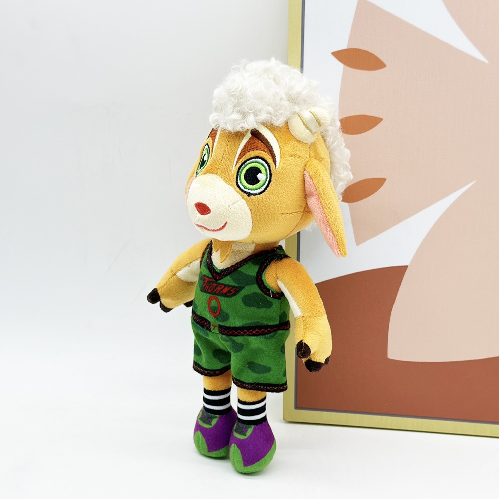 Goat Basketball Player Plush Toy - 26cm GOAT Movie Plush Cute Animal Stuffed Doll (80g) 12