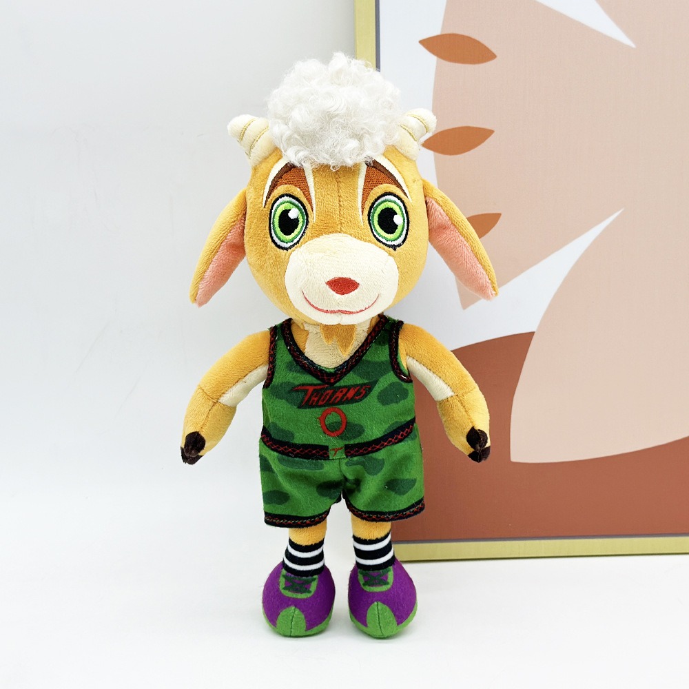 Goat Basketball Player Plush Toy - 26cm GOAT Movie Plush Cute Animal Stuffed Doll (80g) 11