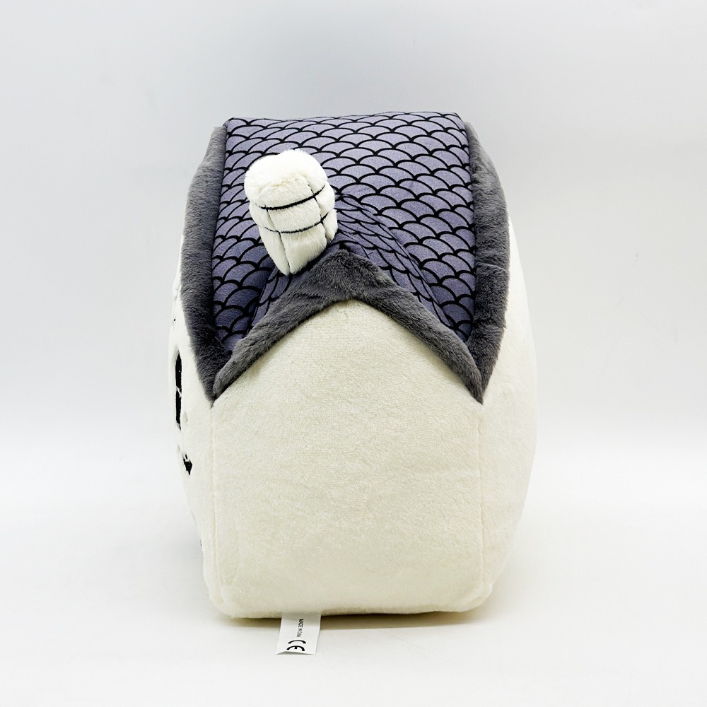 Halloween Haunted House Plush Pillow - 30cm×25cm Spooky Decor, 423g 19