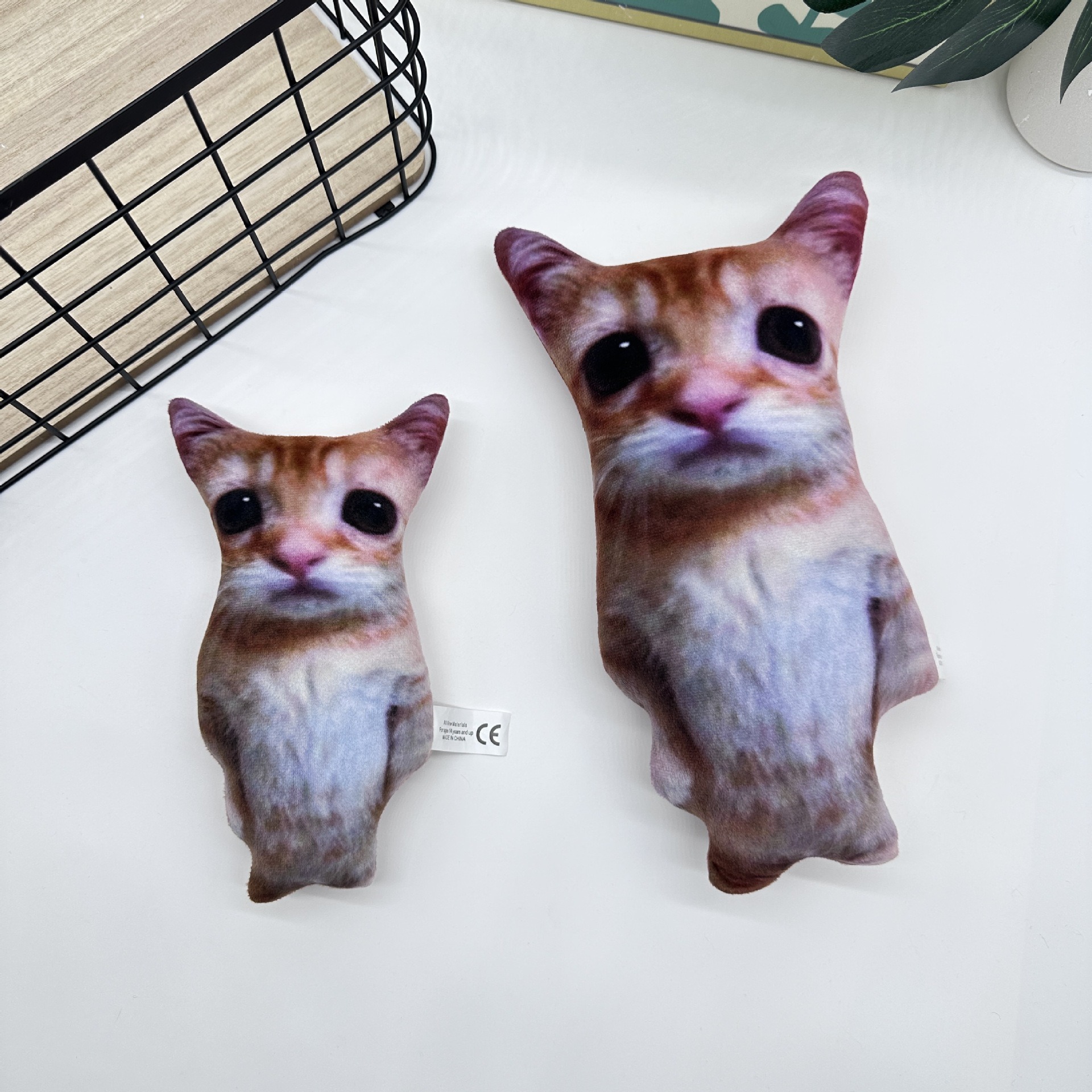 Happy El Gato Cat Plush Meme Stuffed Toy Soft Doll PP Cotton Cat Plush Toy Home Decoration Children's Birthday Gifts 14