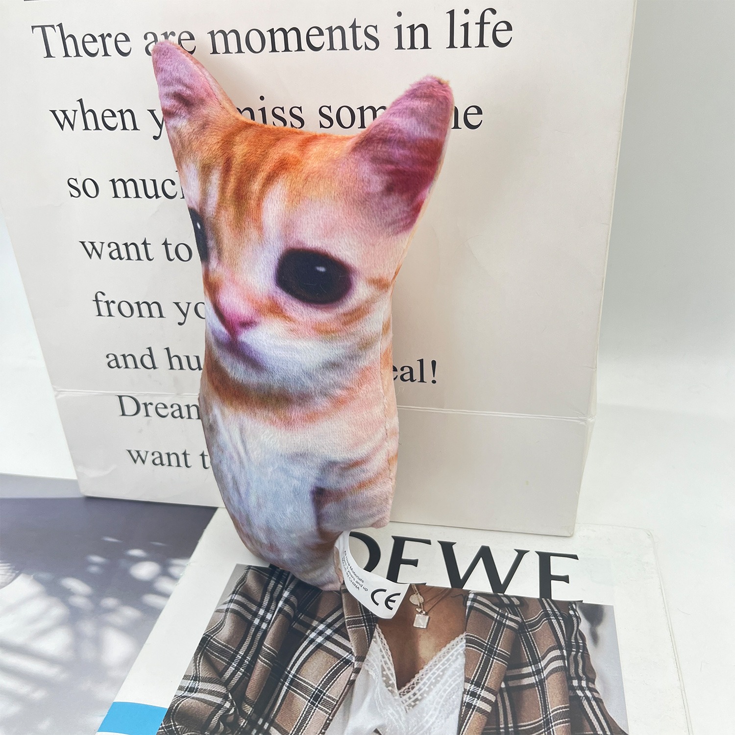 Happy El Gato Cat Plush Meme Stuffed Toy Soft Doll PP Cotton Cat Plush Toy Home Decoration Children's Birthday Gifts 15