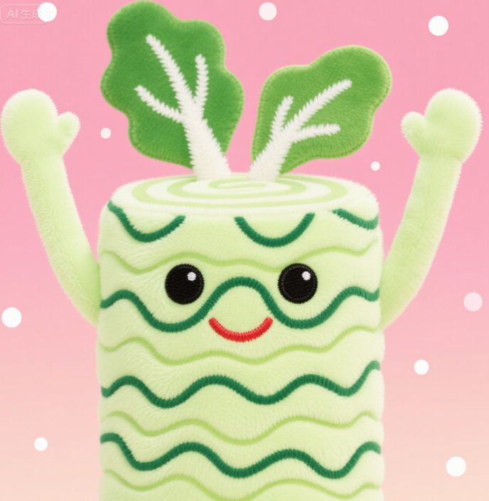 Custom plush toy vegetables with unique, funny and creative designs 12