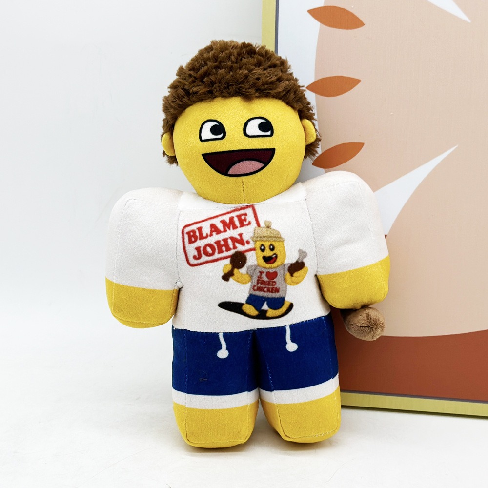 Forsaken Shedletsky Plush Toy - 25cm Tall, 110g, Iconic BLAME JOHN Look 16