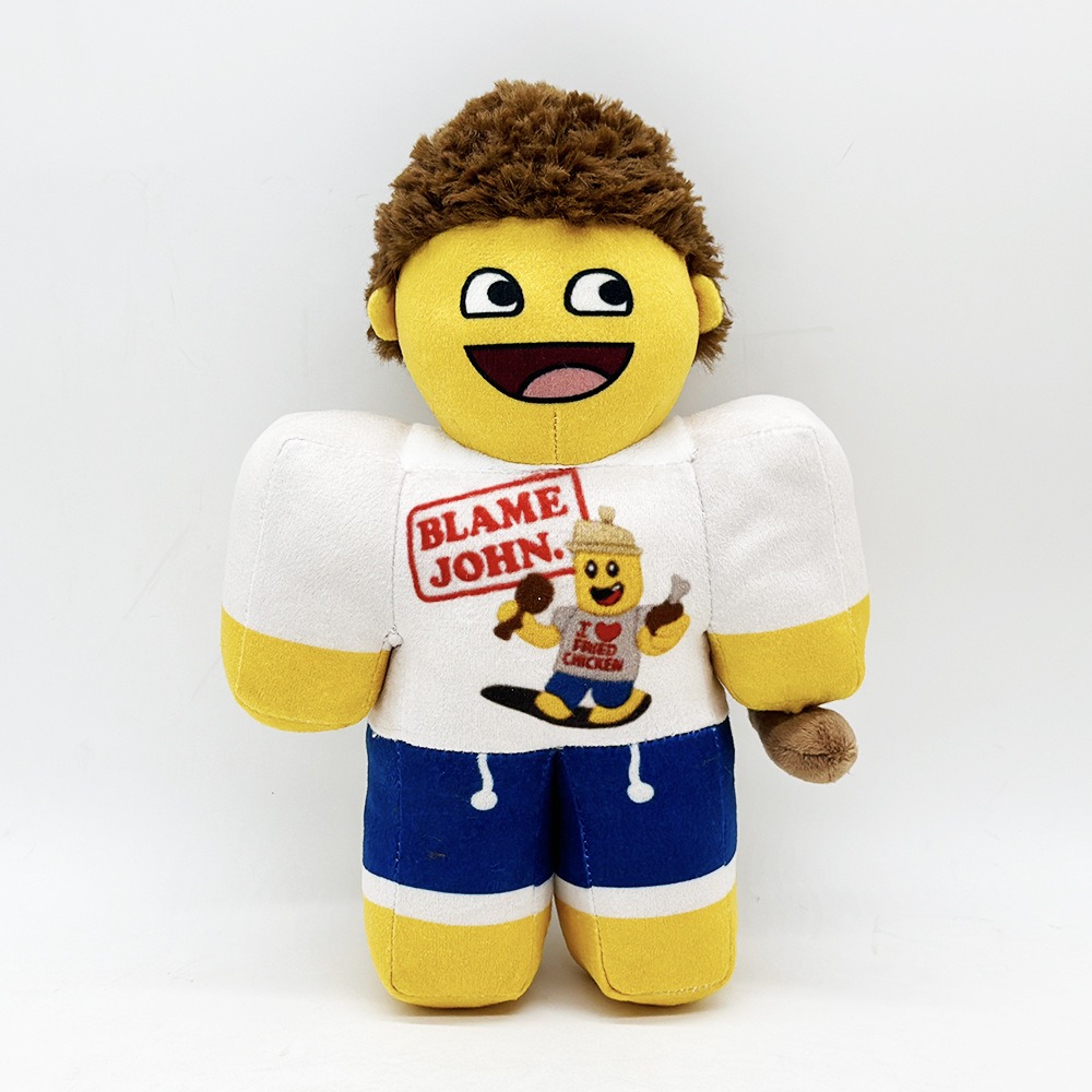 Forsaken Shedletsky Plush Toy - 25cm Tall, 110g, Iconic BLAME JOHN Look 21