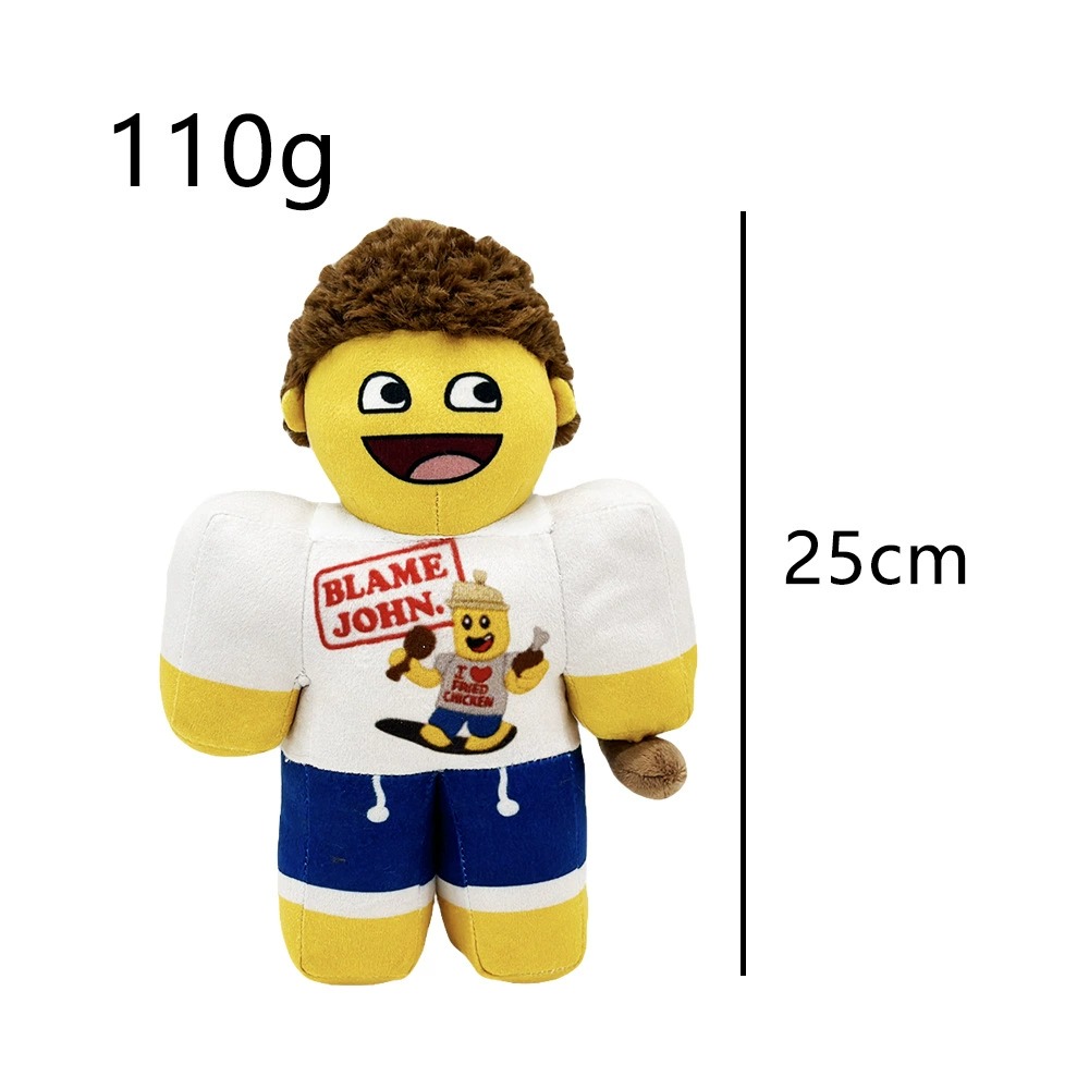 Forsaken Shedletsky Plush Toy - 25cm Tall, 110g, Iconic BLAME JOHN Look 22