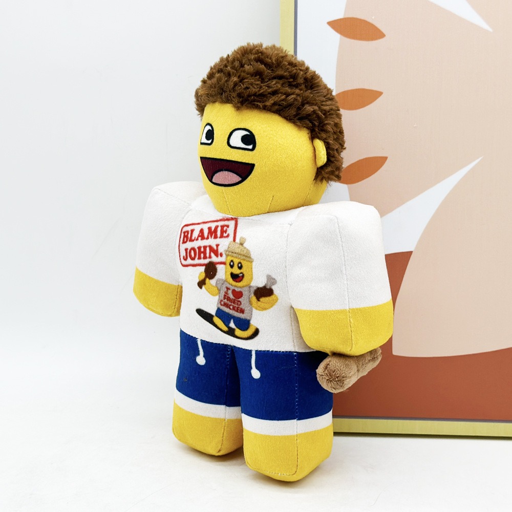 Forsaken Shedletsky Plush Toy - 25cm Tall, 110g, Iconic BLAME JOHN Look 12