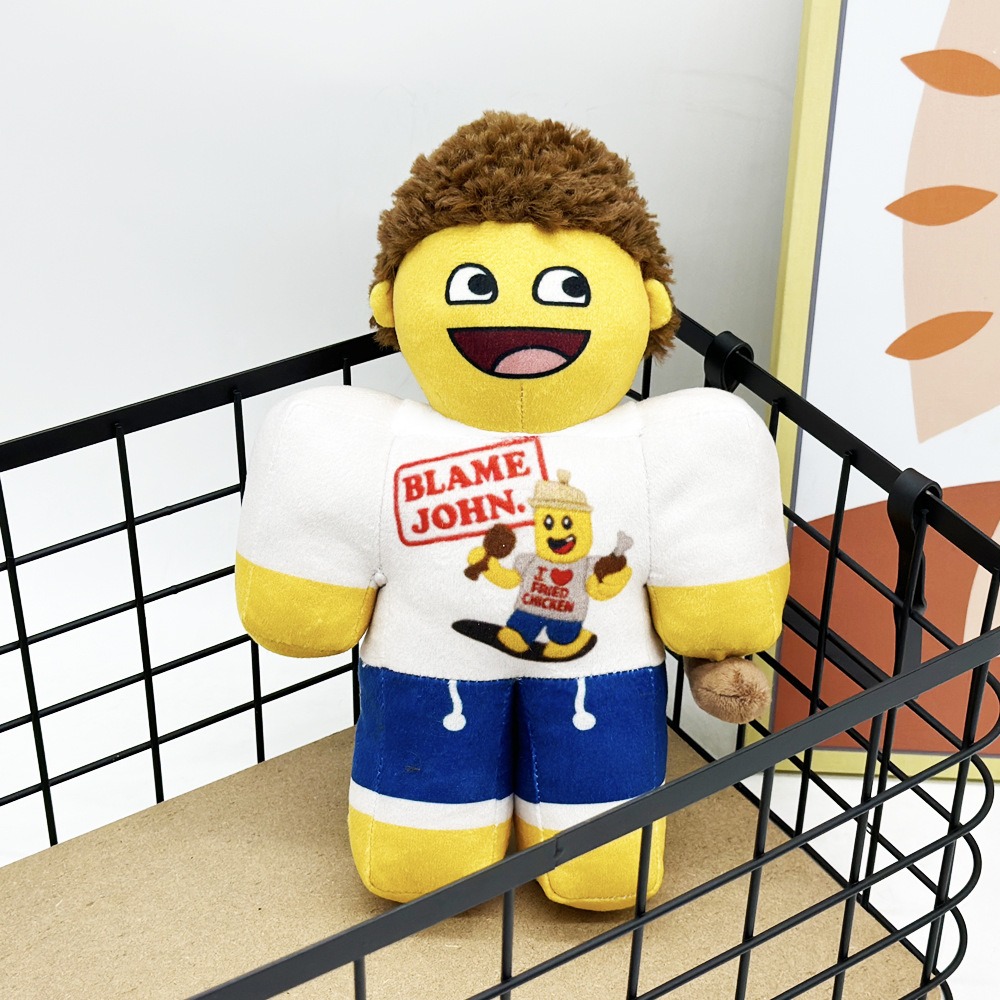 Forsaken Shedletsky Plush Toy - 25cm Tall, 110g, Iconic BLAME JOHN Look 13