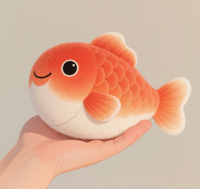 Custom plush toys with the good luck meaning of koi fish, perfect for gifting to family and friends 8
