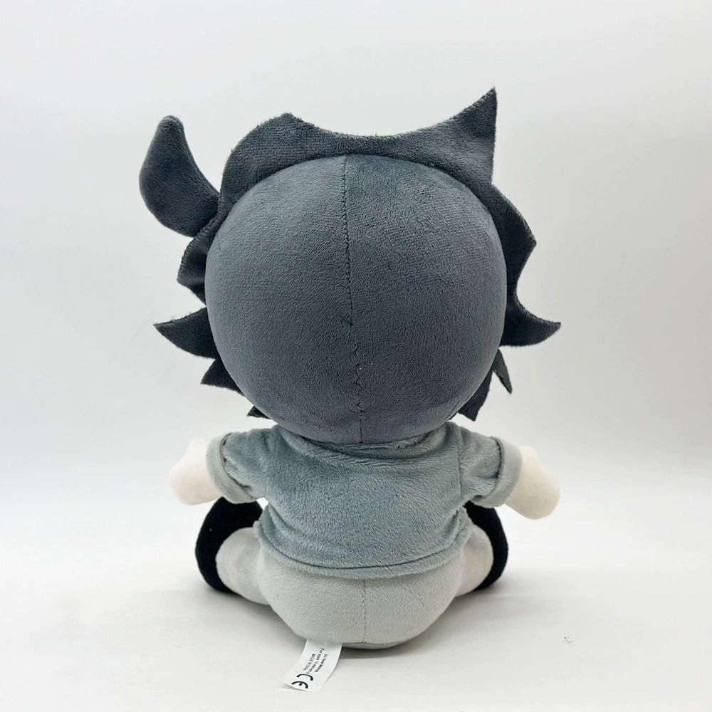 28cm  RAMSHACKLE STONE PLUSHIE ​Anime Character Plush Toy  Cute Stuffed Doll with Gray Hair and Unique Outfit 16