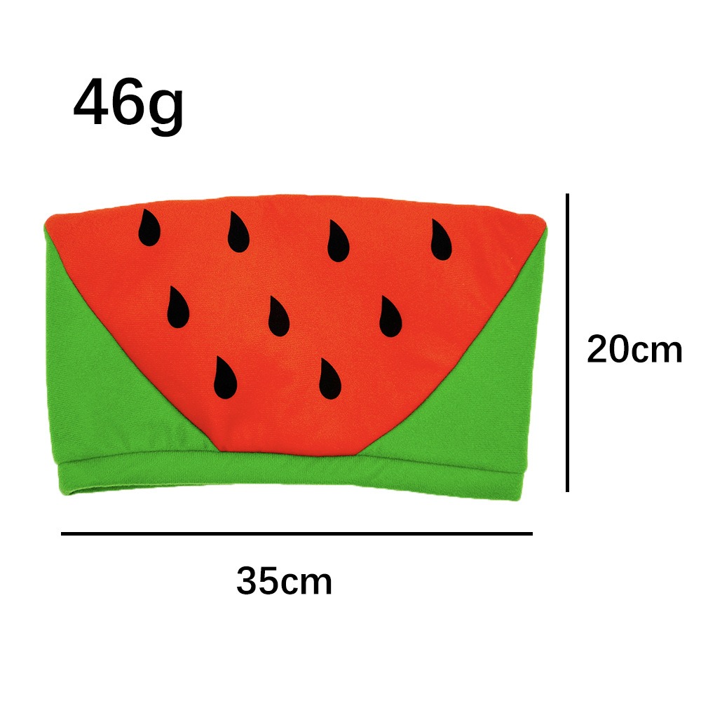 Colchoneta para mascotas con forma de sandía, 35 cm × 20 cm de grosor, suave y refrescante, 46 g de peso, para perros pequeños. 16