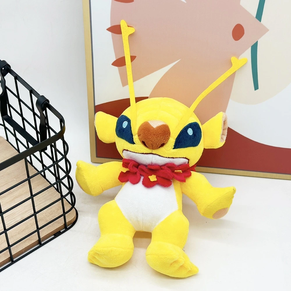 Yellow Stitch Plush Toy - 28cm Stuffed Alien Character Doll  221 Laboratory Sparky Plush 1