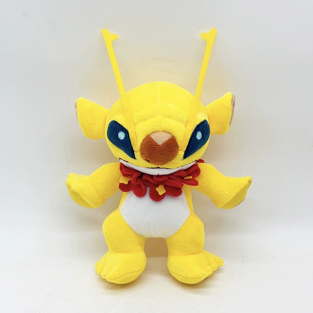 Yellow Stitch Plush Toy - 28cm Stuffed Alien Character Doll  221 Laboratory Sparky Plush 17