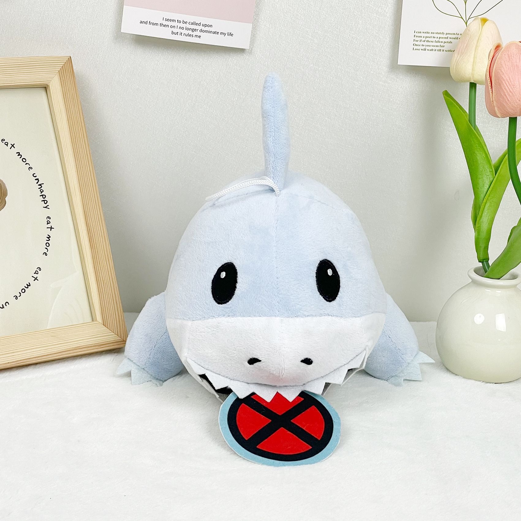 Popular Hot Selling	 Peluche Jeff The Land Shark Plushie Mascot Toy  Anime Cartoon Plush Toys Gift  Factory Wholesale 10