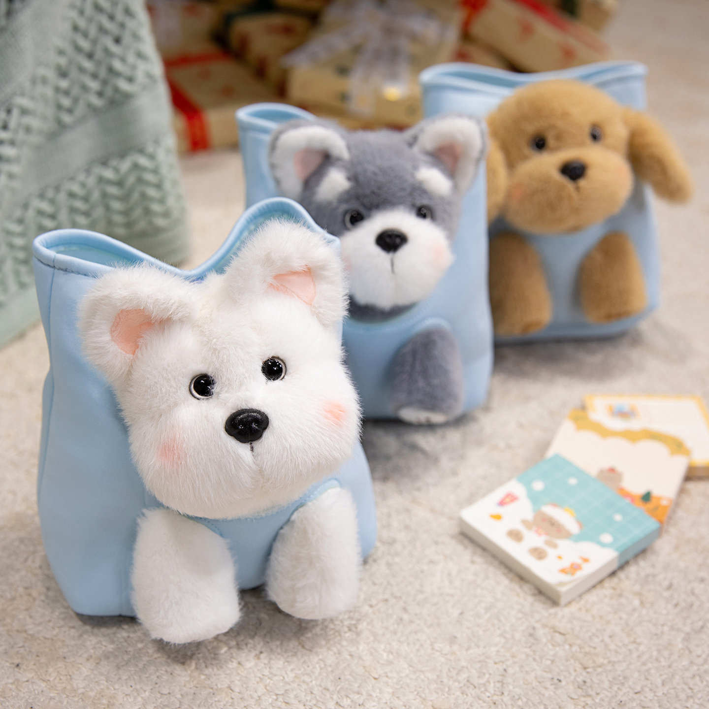 Creative design of the Hide-and-Seek series plush dolls, with cute shapes, soft and comfortable, a gift for children's 15