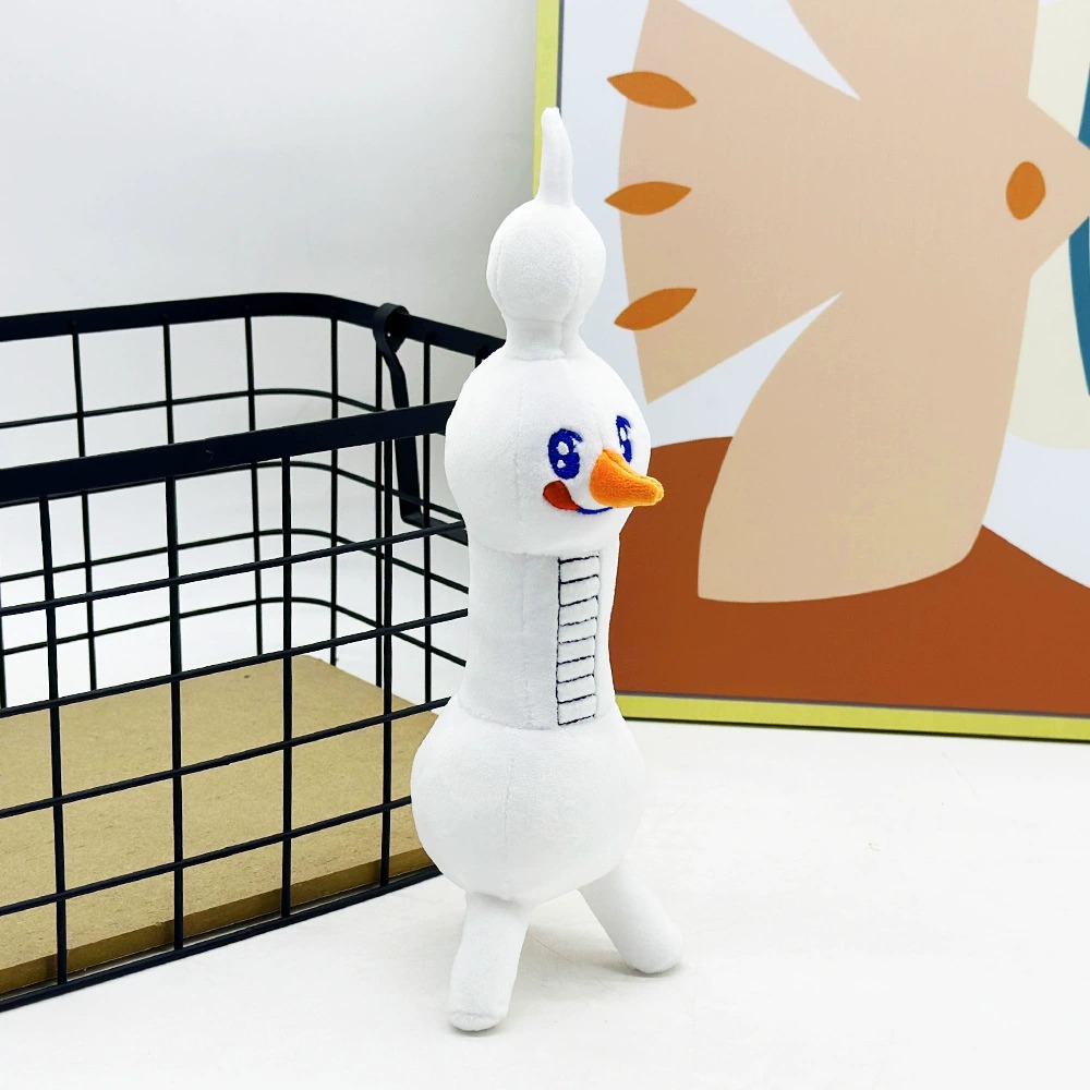 Cute Thermometer - Shaped Plush Toy, 27cm White Stuffed Doll, 43g Soft Plush Decoration 18