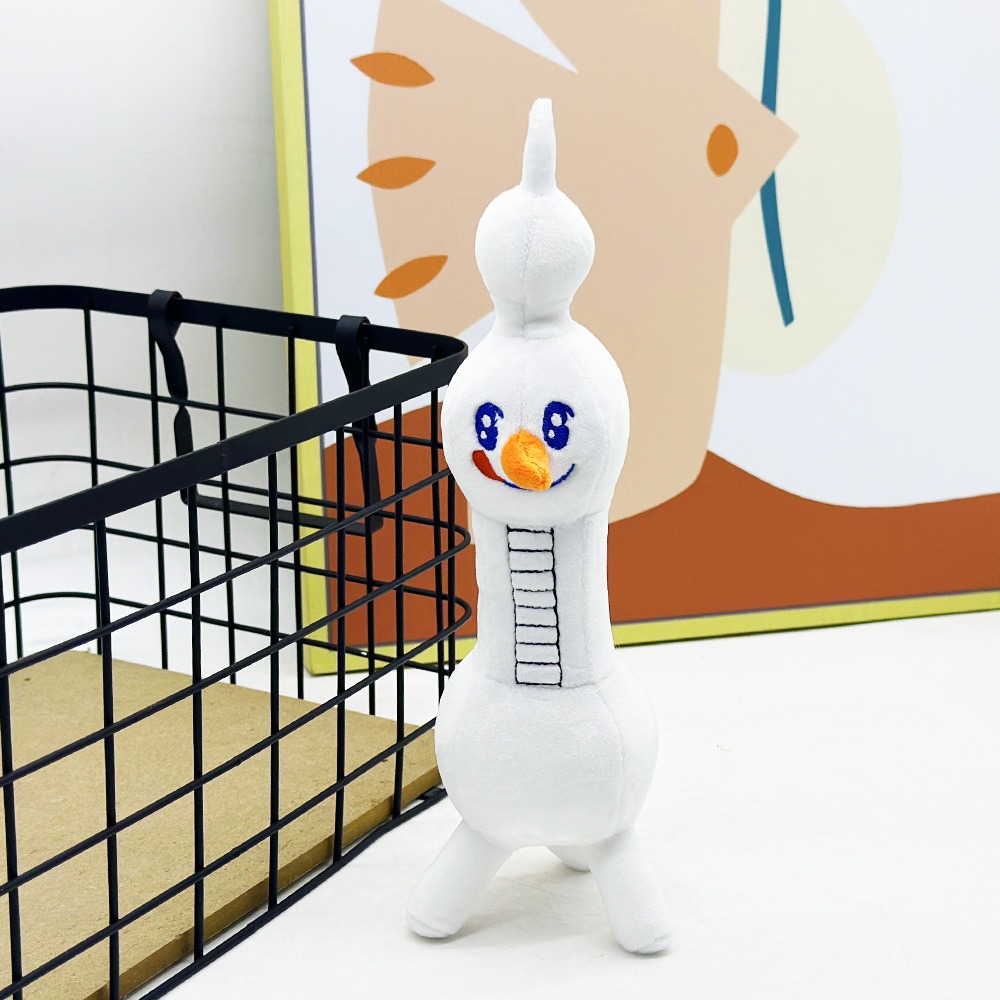 Cute Thermometer - Shaped Plush Toy, 27cm White Stuffed Doll, 43g Soft Plush Decoration 17