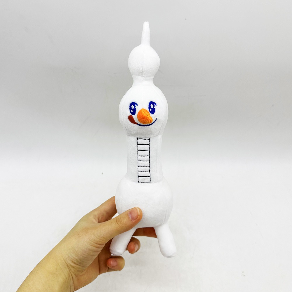 Cute Thermometer - Shaped Plush Toy, 27cm White Stuffed Doll, 43g Soft Plush Decoration 14
