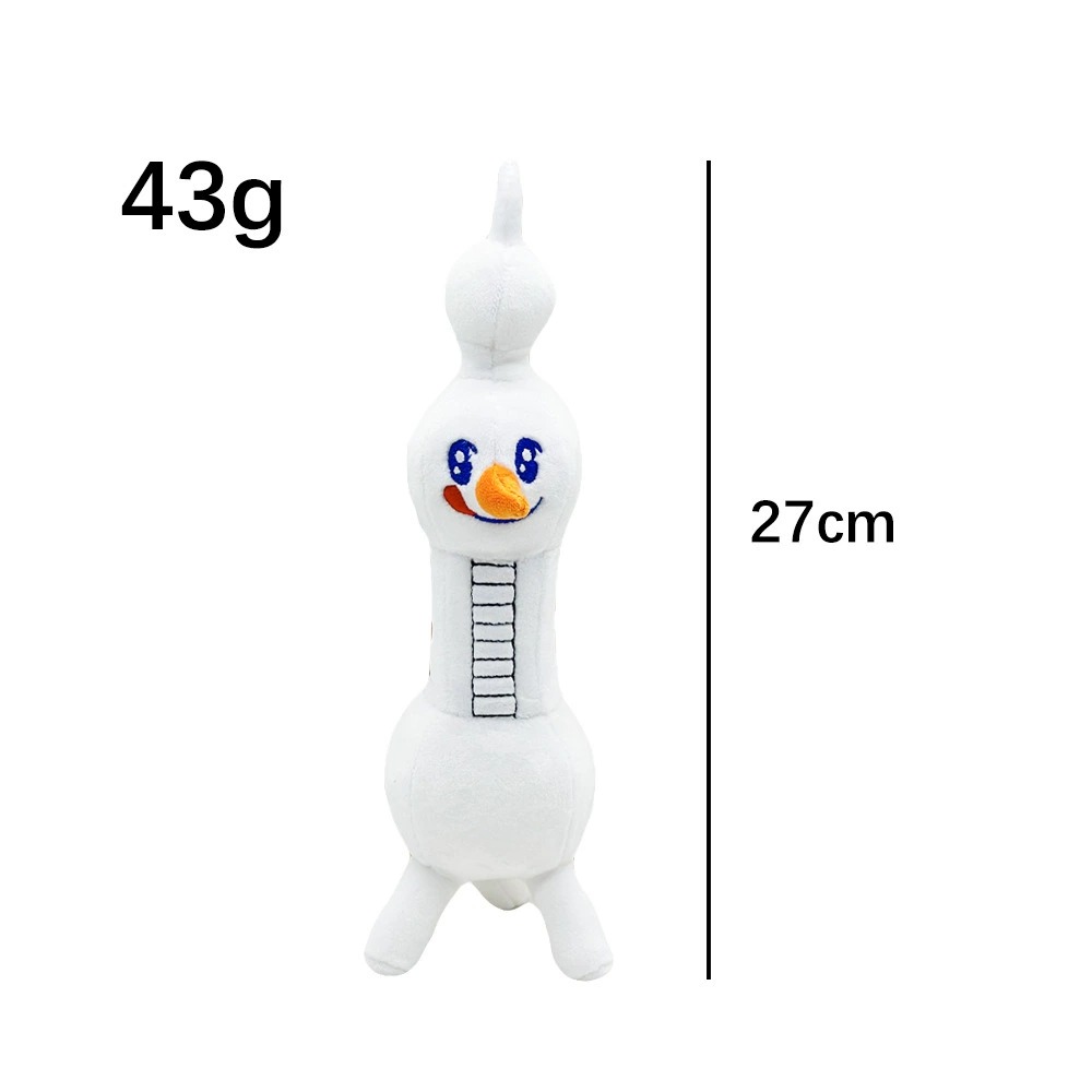 Cute Thermometer - Shaped Plush Toy, 27cm White Stuffed Doll, 43g Soft Plush Decoration 11