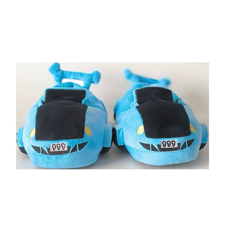 Plush Car - Shaped Slippers for Kids, Soft Comfortable Home Slippers, 30cm Size, 330g 11