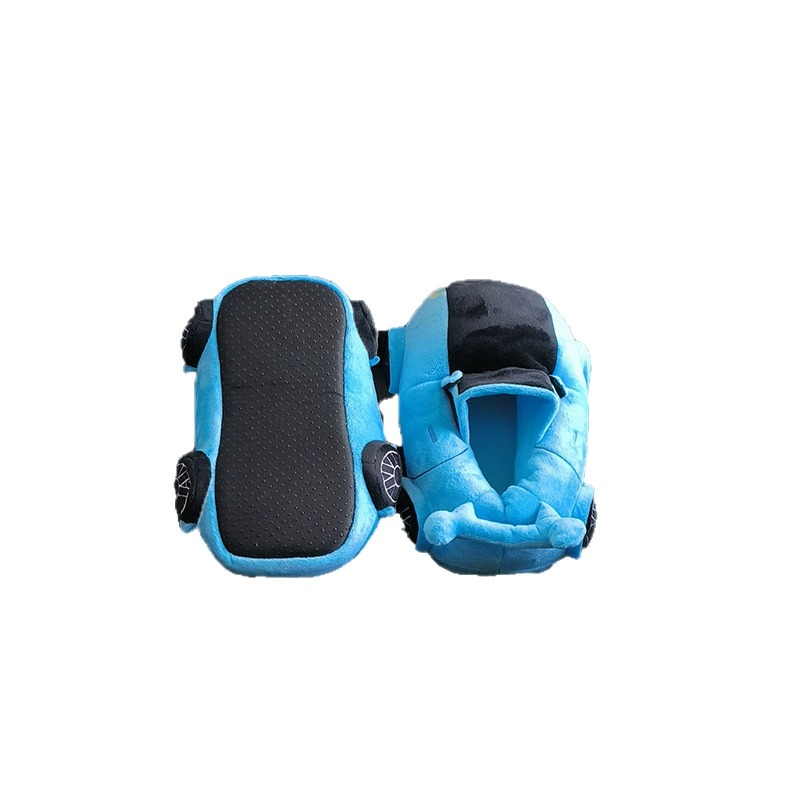 Plush Car - Shaped Slippers for Kids, Soft Comfortable Home Slippers, 30cm Size, 330g 14