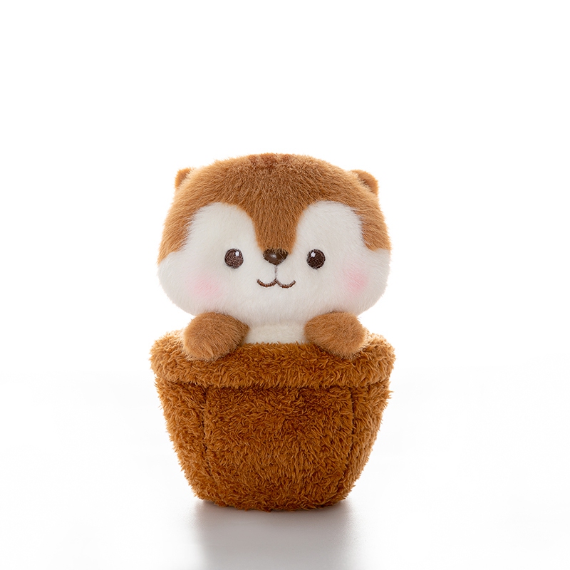 Desk Companion Series Plush Toys - Cute Stuffed Dolls for Desk Decor, Soft Cuddly Companions for Work & Study 15